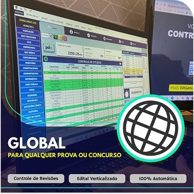 Planilha do Aprovado controle, organização e planejamento dos seus estudos
