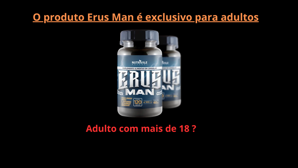 Erus Man - Feno Grego com Boro 120 Caps Empresario Conectado